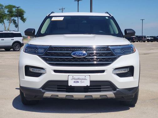 STAR WHITE MET TRI-COAT 2022 Ford Explorer XLT
