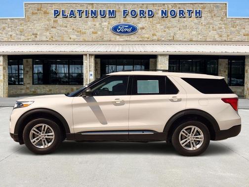 STAR WHITE MET TRI-COAT 2022 Ford Explorer XLT