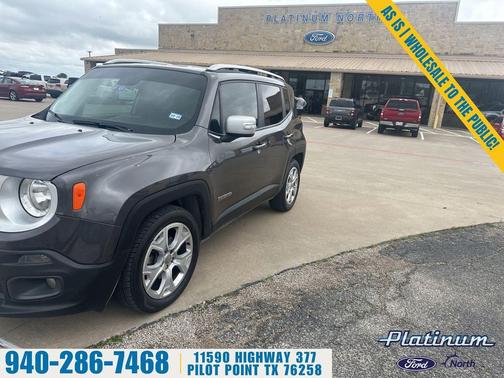 Granite Crystal Metallic Clearcoat 2017 Jeep Renegade Limited
