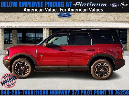 RUBY RED METALLIC TC 2025 Ford Bronco Sport Outer Banks