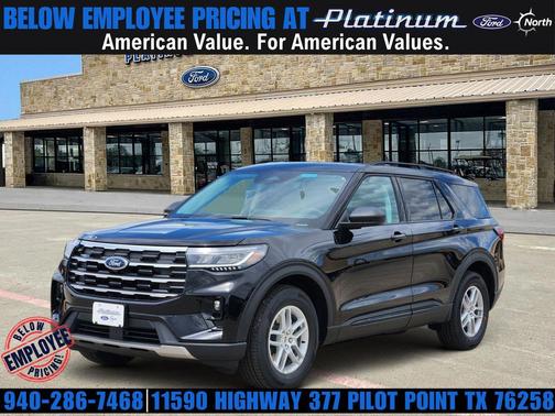 AGATE BLACK METALLIC 2026 Ford Explorer Active