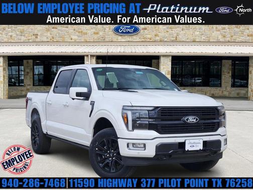STAR WHITE METALLIC TRICOAT 2025 Ford F-150 Platinum