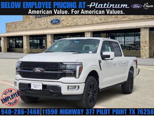 STAR WHITE METALLIC TRICOAT 2025 Ford F-150 Platinum