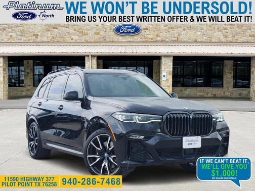Black Sapphire Metallic 2022 BMW X7 xDrive40i