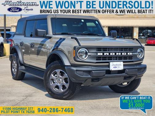 MARSH GRAY 2025 Ford Bronco Big Bend