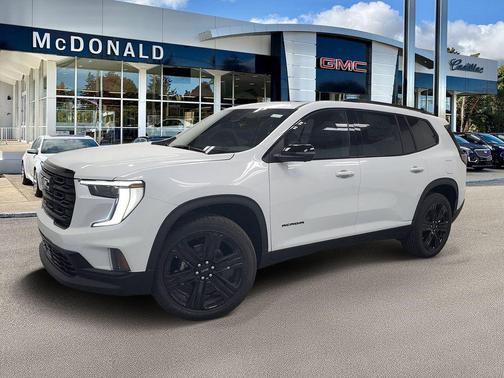 Glacier White 2026 GMC Acadia Elevation AWD
