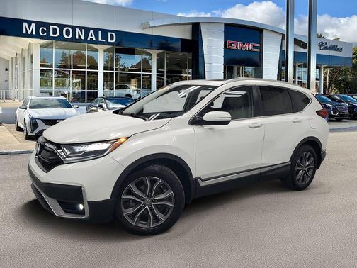 Platinum White Pearl 2021 Honda CR-V AWD Touring