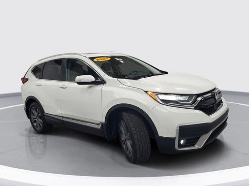 Platinum White Pearl 2021 Honda CR-V AWD Touring