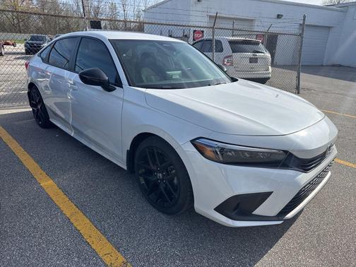 Platinum White Pearl 2023 Honda Civic Sport