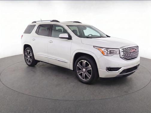 White Frost Tricoat 2017 GMC Acadia Denali