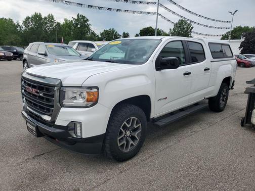 Summit White 2021 GMC Canyon AT4
