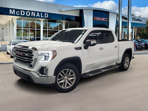Summit White 2021 GMC Sierra 1500 SLT