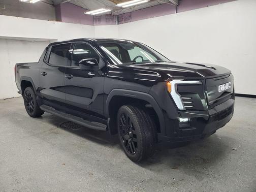 Onyx Black 2026 GMC Sierra EV Standard Range Elevation