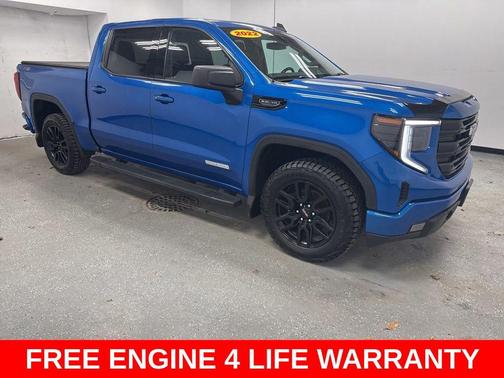 Dynamic Blue Metallic 2022 GMC Sierra 1500 Elevation