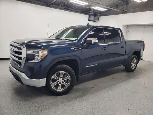Pacific Blue Metallic 2020 GMC Sierra 1500 SLE