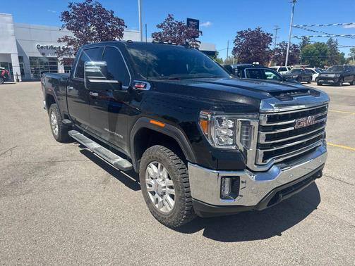 Ebony Twilight Metallic 2022 GMC Sierra 3500 SLT