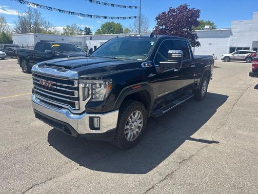 Ebony Twilight Metallic 2022 GMC Sierra 3500 SLT