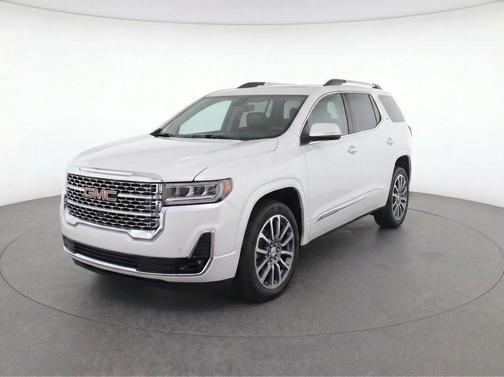 White Frost Tricoat 2021 GMC Acadia Denali