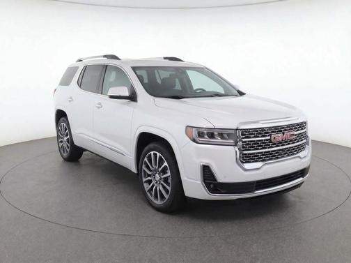 White Frost Tricoat 2021 GMC Acadia Denali
