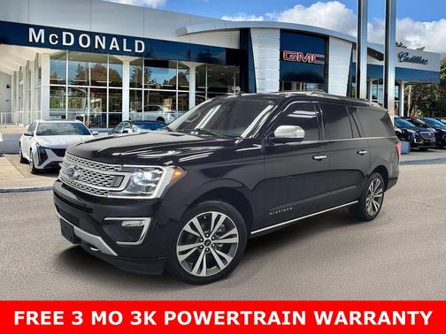 Agate Black Metallic 2021 Ford Expedition Max Platinum