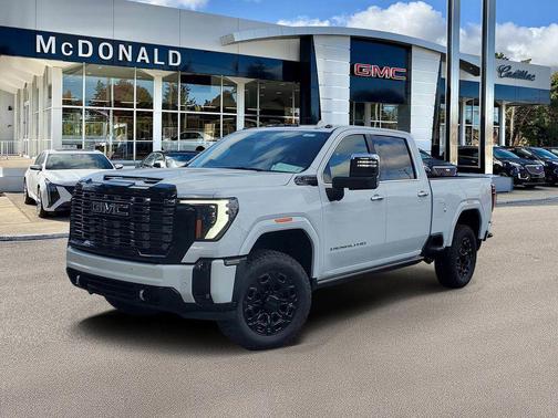 Glacier White Tricoat 2026 GMC Sierra 3500 Denali