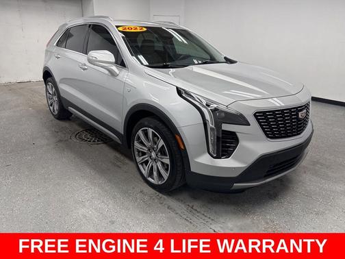 Radiant Silver Metallic 2022 Cadillac XT4 Premium Luxury