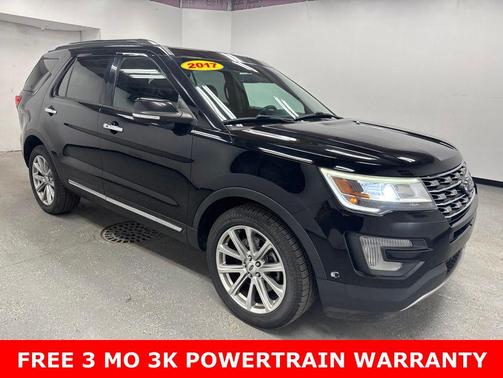 Shadow Black 2017 Ford Explorer Limited