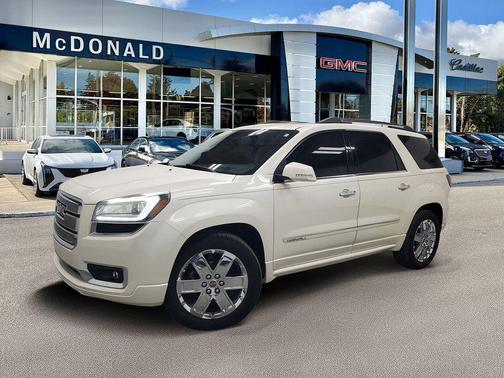 White Diamond Tricoat 2013 GMC Acadia Denali
