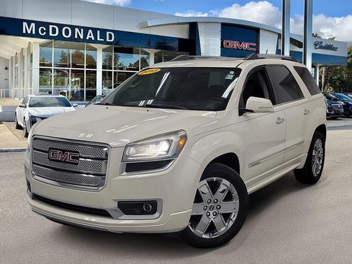 White Diamond Tricoat 2013 GMC Acadia Denali