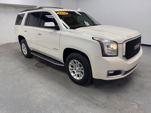 White Diamond Tricoat 2015 GMC Yukon SLT
