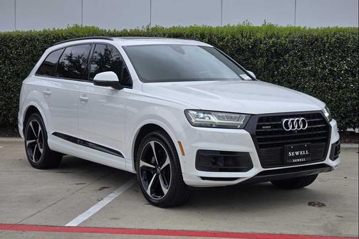 Carrara White 2019 Audi Q7 55 Prestige