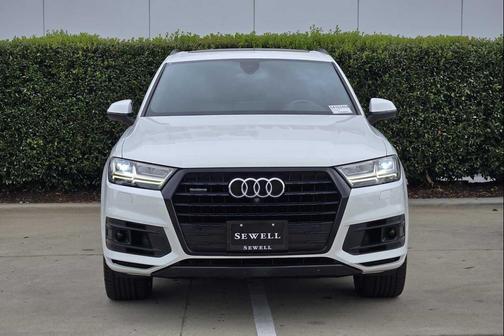 Carrara White 2019 Audi Q7 55 Prestige
