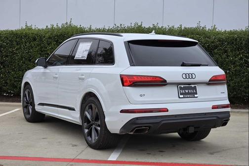 GLACIER WHITE 2026 Audi Q7 55 Premium Plus