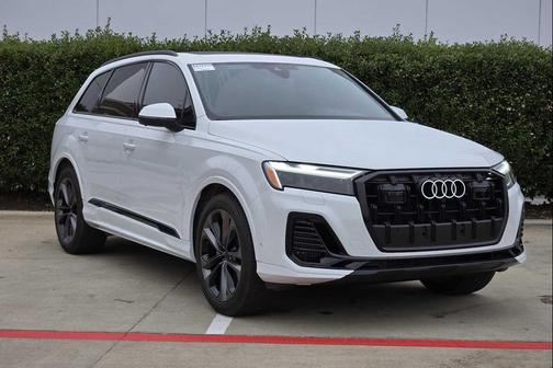GLACIER WHITE 2026 Audi Q7 55 Premium Plus