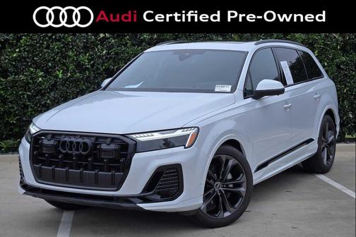 GLACIER WHITE 2025 Audi Q7 55 Prestige