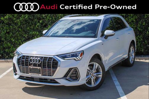 GLACIER WHITE 2024 Audi Q3 Premium 45 TFSI S line quattro Tiptronic