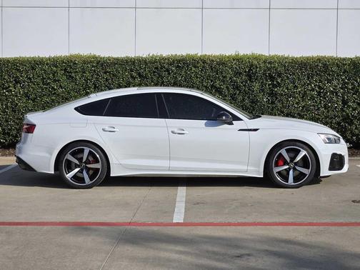 Glacier White Metallic 2023 Audi A5 Sportback 45 S Line Premium Plus