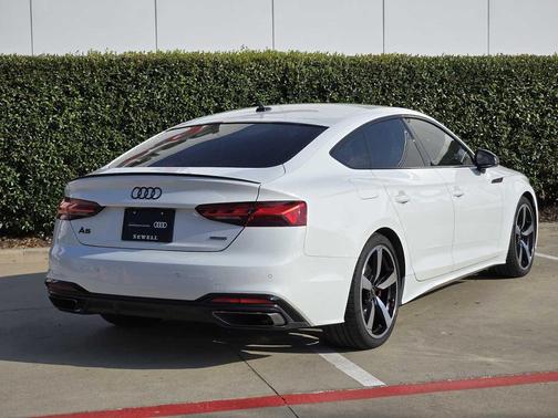 Glacier White Metallic 2023 Audi A5 Sportback 45 S Line Premium Plus