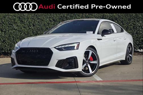 Glacier White Metallic 2023 Audi A5 Sportback 45 S Line Premium Plus