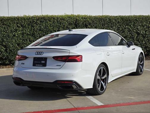 Glacier White Metallic 2023 Audi A5 Sportback 45 S Line Premium Plus