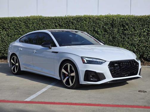 Glacier White Metallic 2023 Audi A5 Sportback 45 S Line Premium Plus