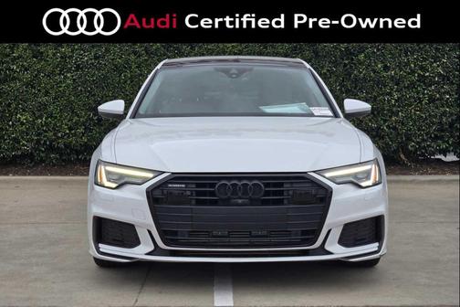 Glacier White Metallic 2021 Audi A6 55 Premium Plus