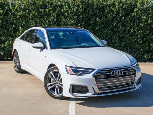 Glacier White Metallic 2023 Audi A6 55 Premium Plus