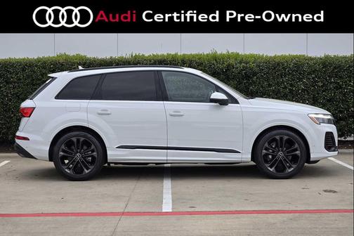 GLACIER WHITE 2026 Audi Q7 55 Premium Plus