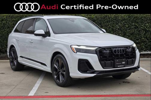 GLACIER WHITE 2026 Audi Q7 55 Premium Plus