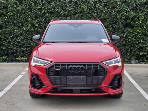 Progressive Red Metallic 2025 Audi Q3 45 S line Premium Plus