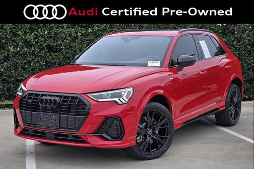 Progressive Red Metallic 2025 Audi Q3 45 S line Premium Plus