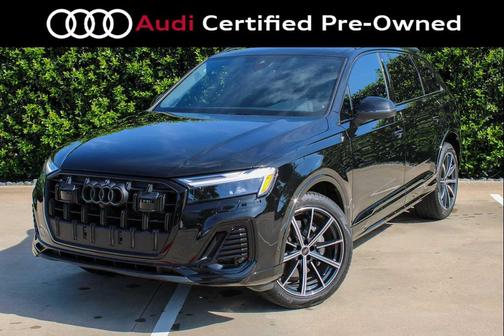 Mythos Black Metallic 2025 Audi Q7 45 Premium Plus