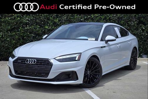 Glacier White Metallic 2023 Audi A5 Sportback Premium Plus