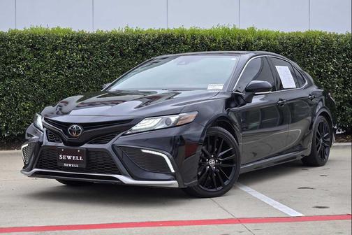 Midnight Black Metallic 2022 Toyota Camry XSE